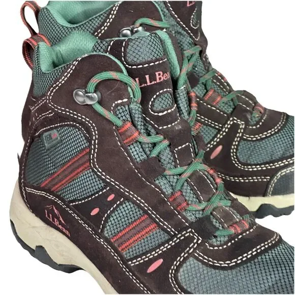 LL Bean Tek 2.5 Waterproof Hiking Boots 299640 Women's Size 8.5 M Vertigrip - Picture 1 of 13